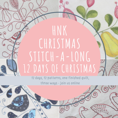12 Days of Christmas Stitch-along Iron On Transfers