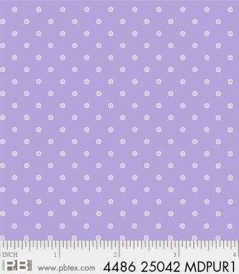 Basically Hugs: Purples - Dots in Medium Purple