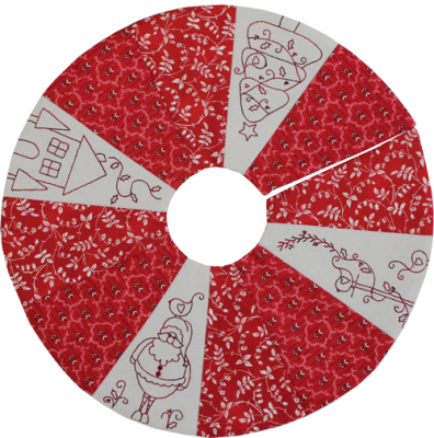 Christmas Club - Mini Tree Skirt : Pattern only