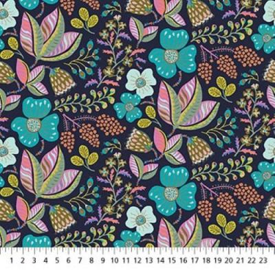 Camouflage (Wild Bouquet - Navy)