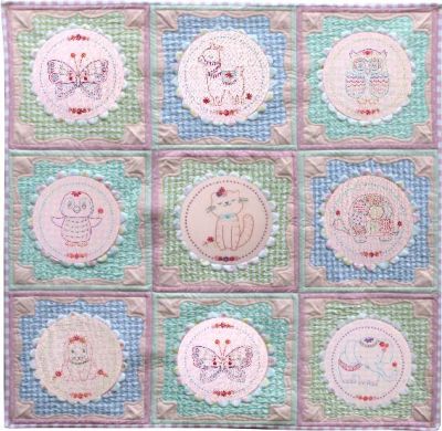Gingham Dreams Baby Quilt 