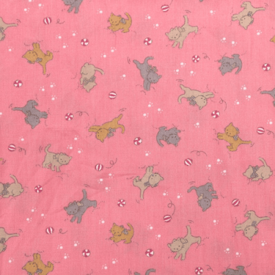 Playing Cats (Pink)
