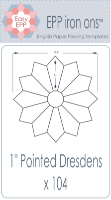 1" Pointed Dresdens x 104
