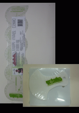2" Scallop Ruler & Pusher*