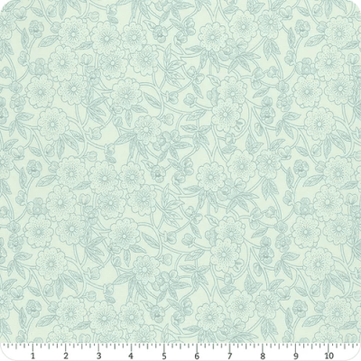 Sewing Seeds III (Aqua - Porcelain Petals)
