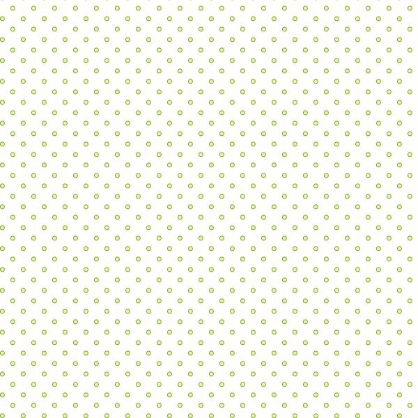 Basically Hugs - Green Dots on Cream