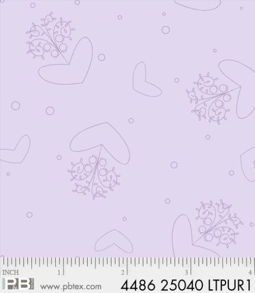 Basically Hugs: Purples - Happy Hearts in Light Purple