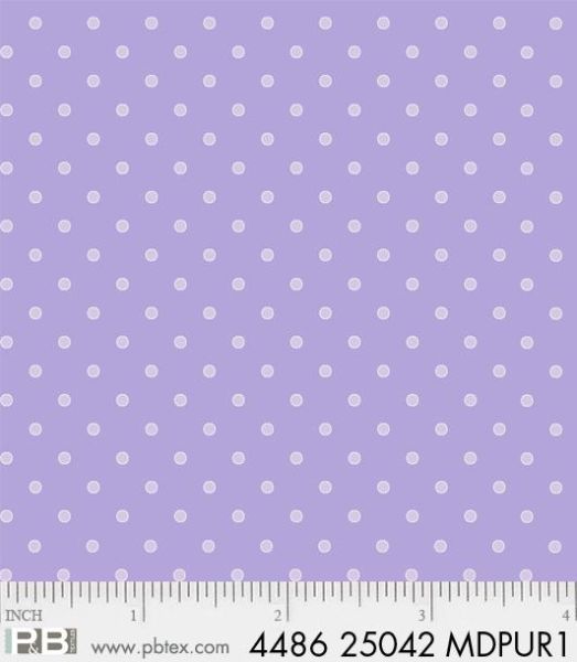 Basically Hugs: Purples - Dots in Medium Purple