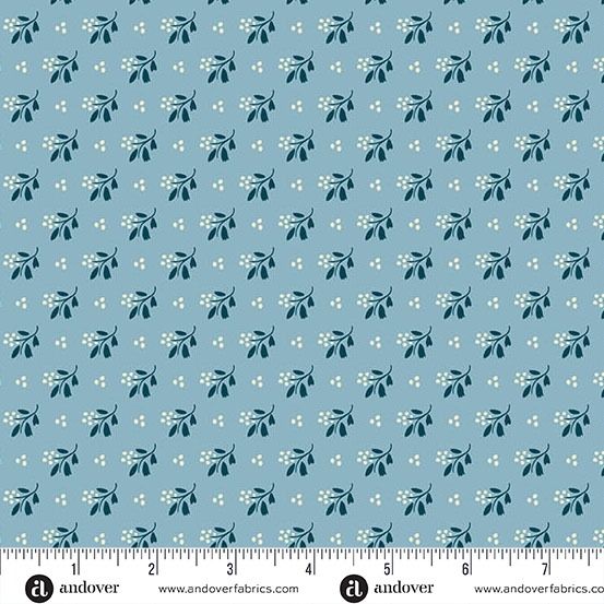 Cozy House (Navy Flowers)