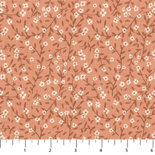 Klara Ditsy Floral Coral x 10