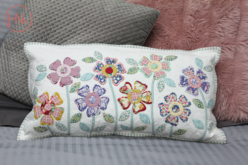 Flower garden postcard pattern