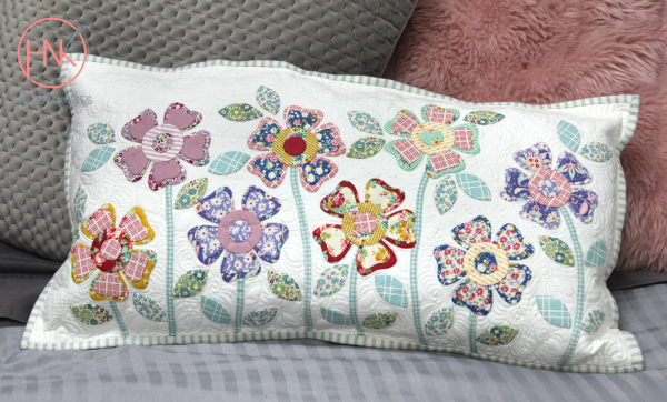 Flower garden postcard pattern