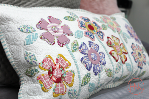 Flower garden postcard pattern