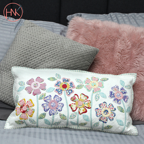 Flower garden postcard pattern
