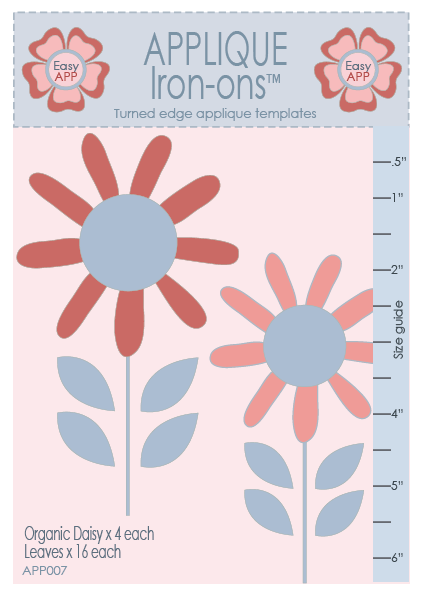 Organic daisies Easy APP template pack