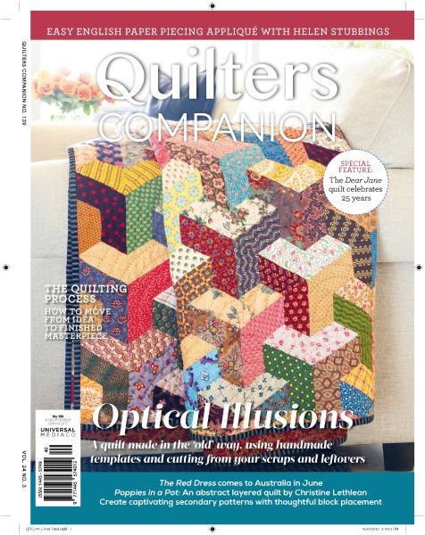 Retro Rhythm: A Songbird Symphony cushion set - Quilters Companion project