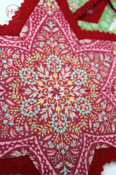 Fussy Cut Christmas Stars