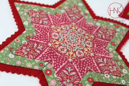 Fussy Cut Christmas Stars
