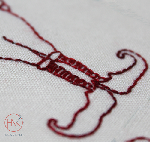 Stitch Therapy 25 Christmas stitchalong - hanger