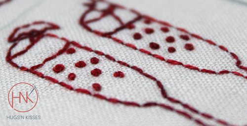 Stitch Therapy 25 Christmas stitchalong - hanger