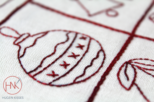 Stitch Therapy 25 Christmas stitchalong - hanger
