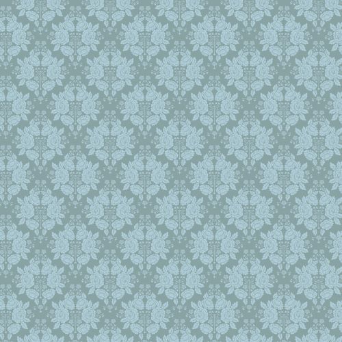 Molly & May (Blue - Damask)