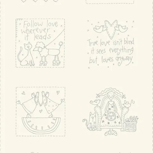 Handy Stitches - Stitchery Panel