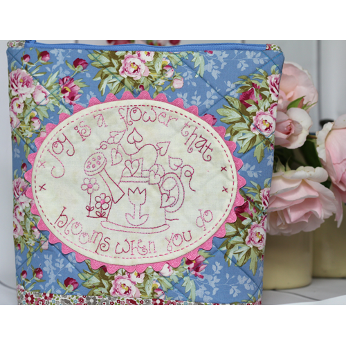 Blooming Joy Zipper Pouch 
