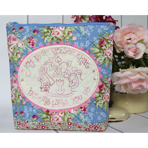 Blooming Joy Zipper Pouch