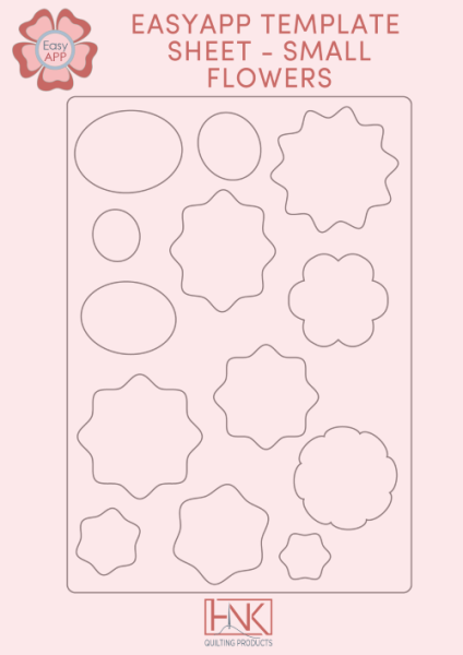 Easy APP Template Sheets - Small Flowers