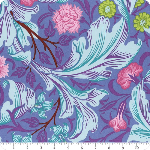 Kaffe Fassett x Morris & Co. Cobalt Leicester 108