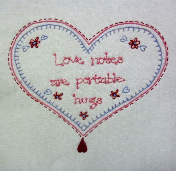 Downloadable Pattern Little Love Note 5 - Love Notes are Portable Hugs