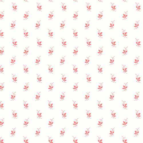 Franny's Flowers (Mini Leaves-White/Pink) x 10