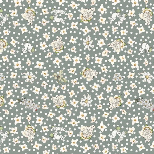May Gibbs Garden Playtime - Blossom Green
