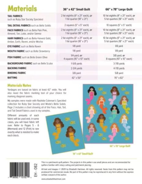 Mermaids - Quilt Pattern