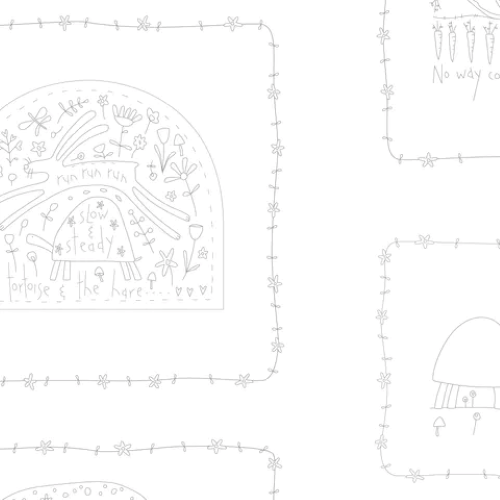 Slow & Steady Stitchery Panel