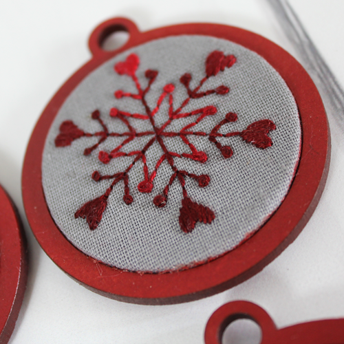 Snowflake Christmas Ornament Set