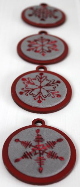 Snowflake Christmas Ornament Set