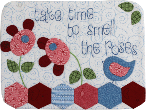 Mug Rug - Take Time