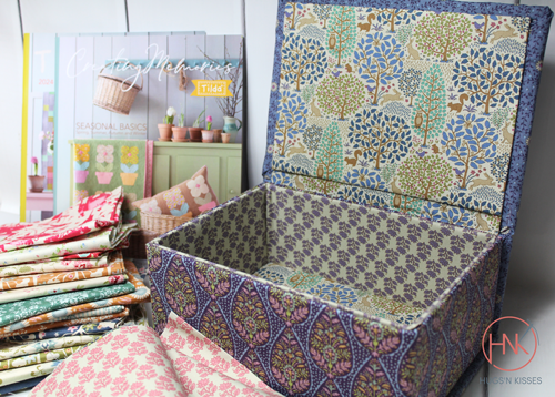 Tilda Covered Boxes - PDF Downloadable Pattern
