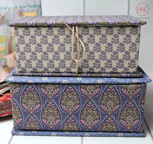 Tilda Covered Boxes - PDF Downloadable Pattern