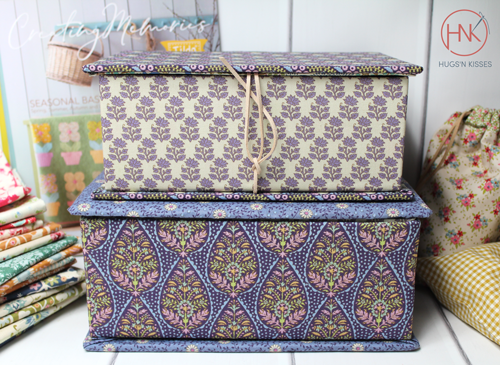 Tilda Covered Boxes - PDF Downloadable Pattern