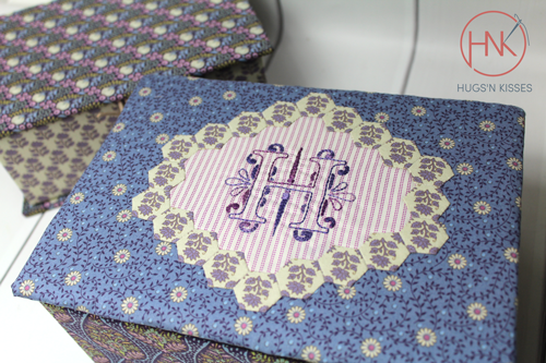 Tilda Covered Boxes - PDF Downloadable Pattern