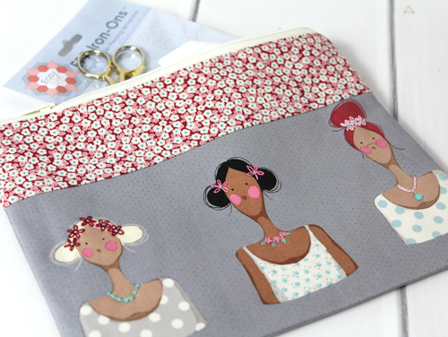 The Girls Zipper Pouch Pattern Only