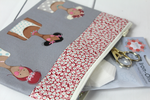 The Girls Zipper Pouch Pattern Only