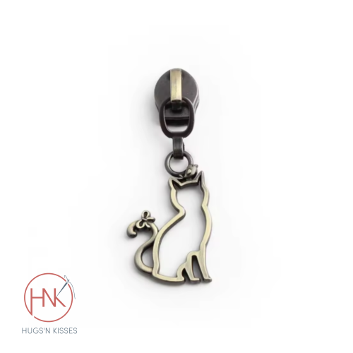 zipper pulls size 5 - Cat