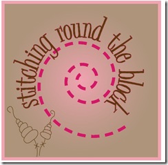 stitching round the block logo - helen stubbings of hugs 'n kisses